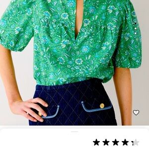 J.Crew print blouse